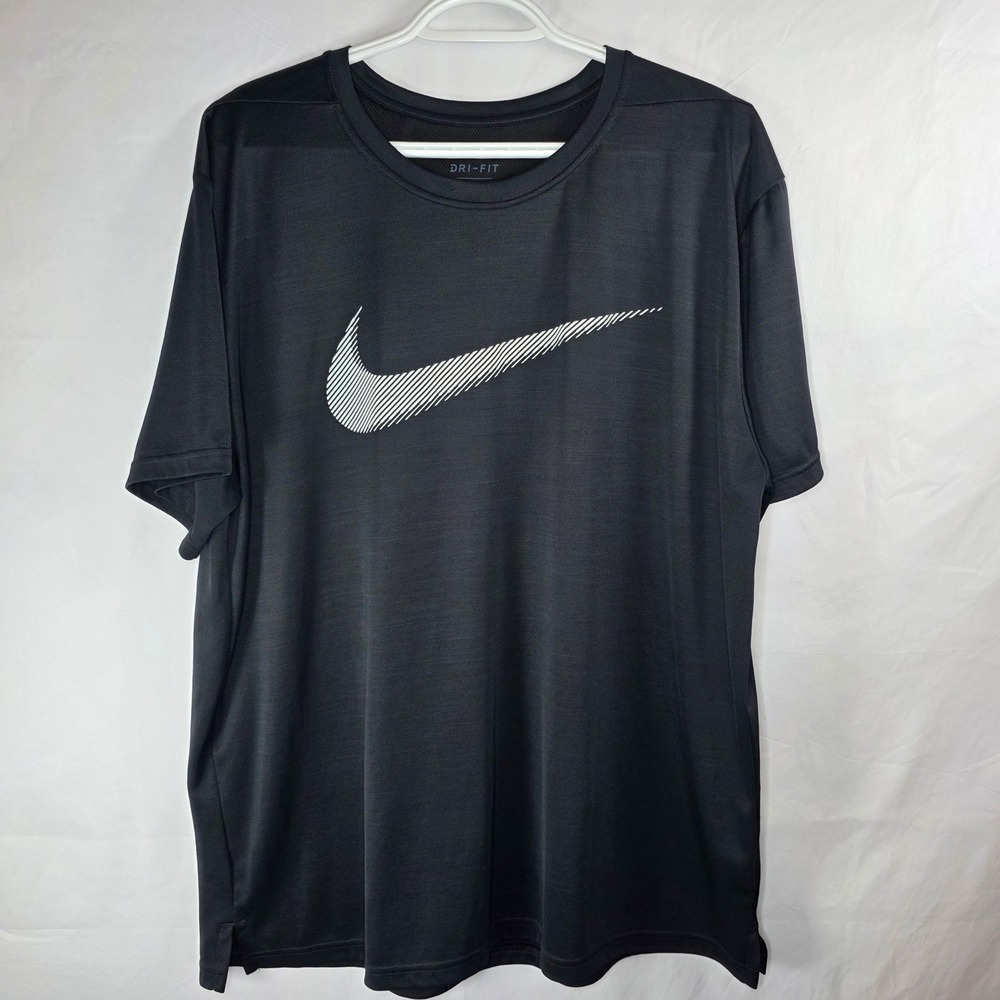 Nike Dri-FIT Swoosh Training T-Shirt Black DD5217-010 | Mens XL